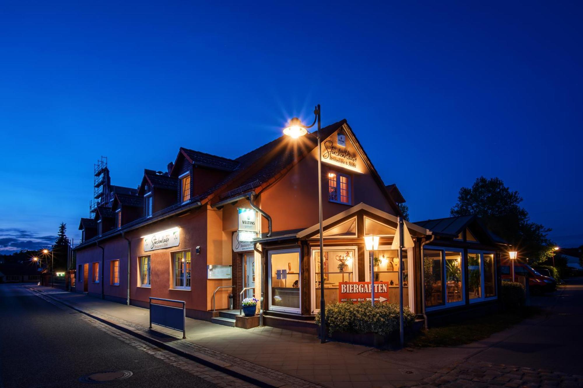Restaurant & Hotel Storchenklause Storkow  Eksteriør billede